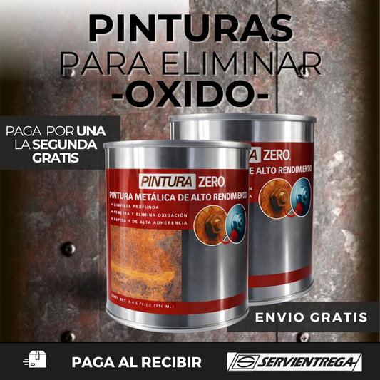 Combo DUO Pintura Oxido 1 Negro 1 Gris