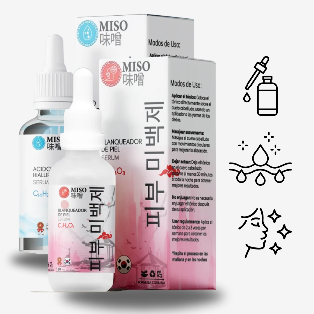 ClearSkin Miso™ - Combo Miso Aclarador y Hialurónico
