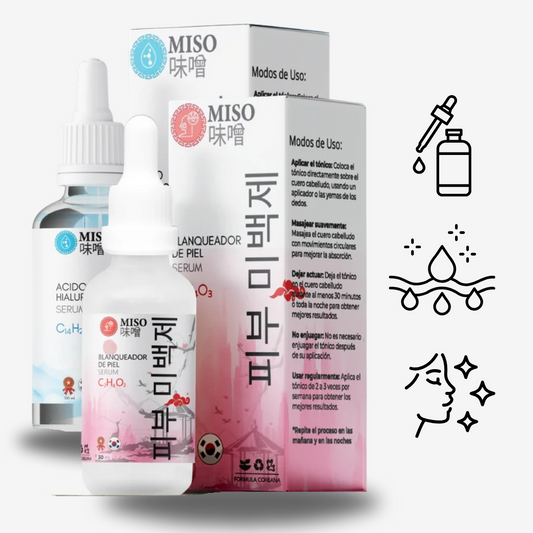 ClearSkin Miso™ - Combo Miso Aclarador y Hialurónico